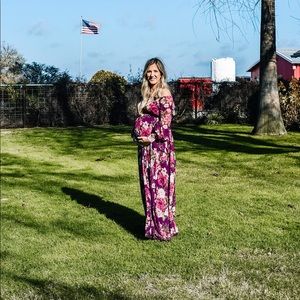 Pinkblush maternity dress maxi